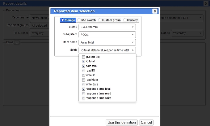 Reporter configuration 2