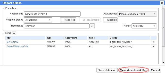 Reporter configuration 3