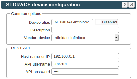 INFINIDAT Infinibox Storage management