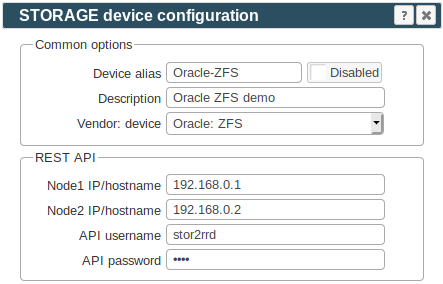 Oracle ZFS Storage management